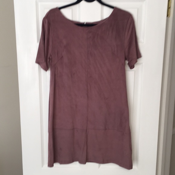 Suede Mini Dress - Picture 2 of 5